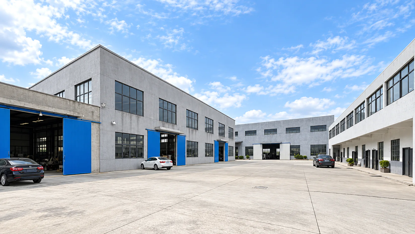 Kailong Machinery factory campus and manufacturing workshops in Zhangjiagang
