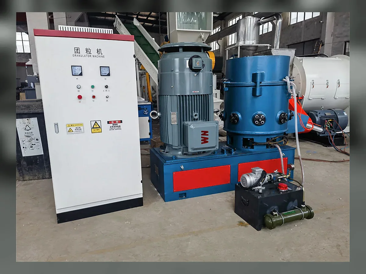 Plastic Agglomerator machine detail 2