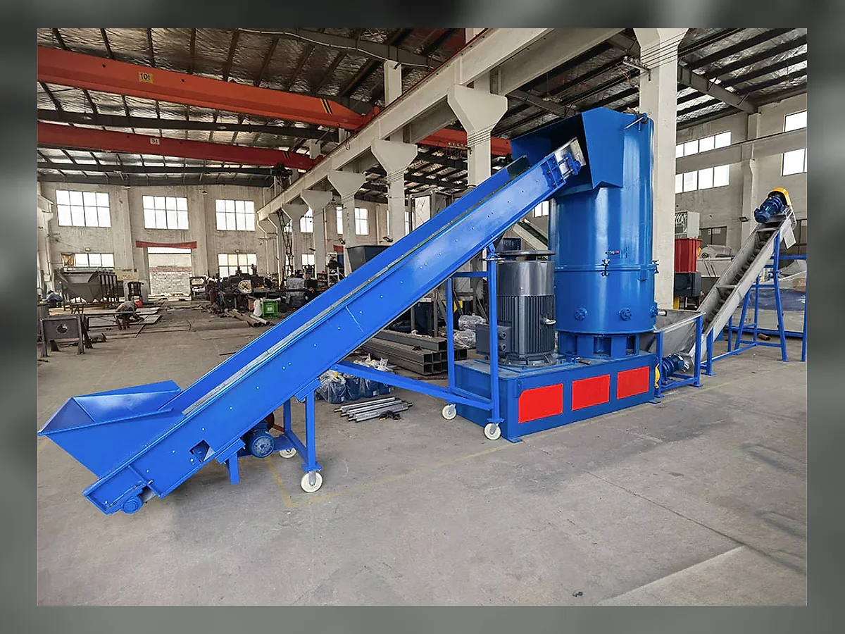 Plastic Agglomerator machine detail 3