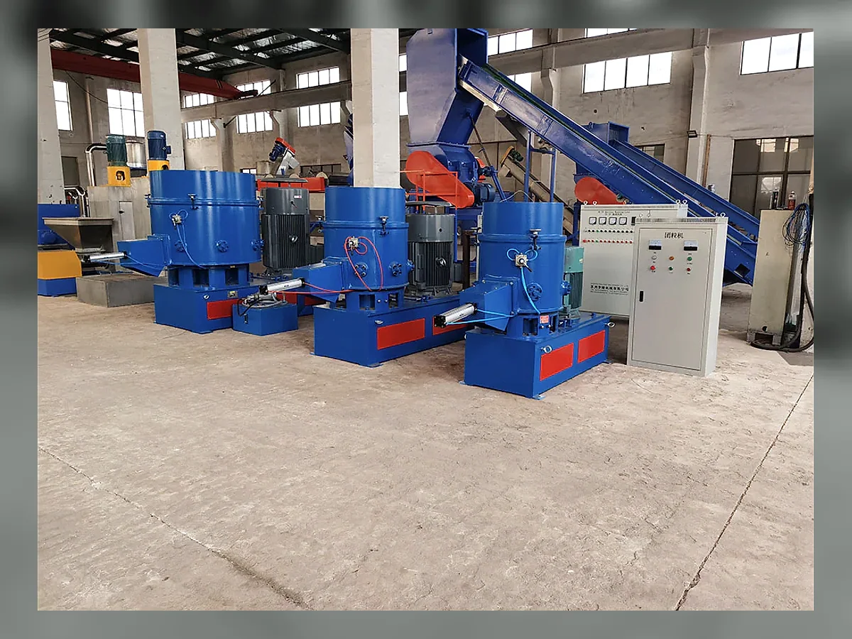 Plastic Agglomerator machine detail 4