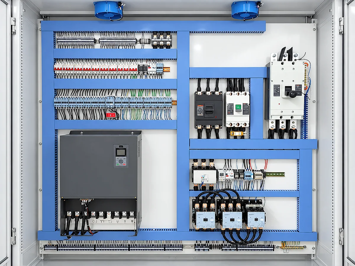 Electric Control Cabinet for a plastic pelletizing line