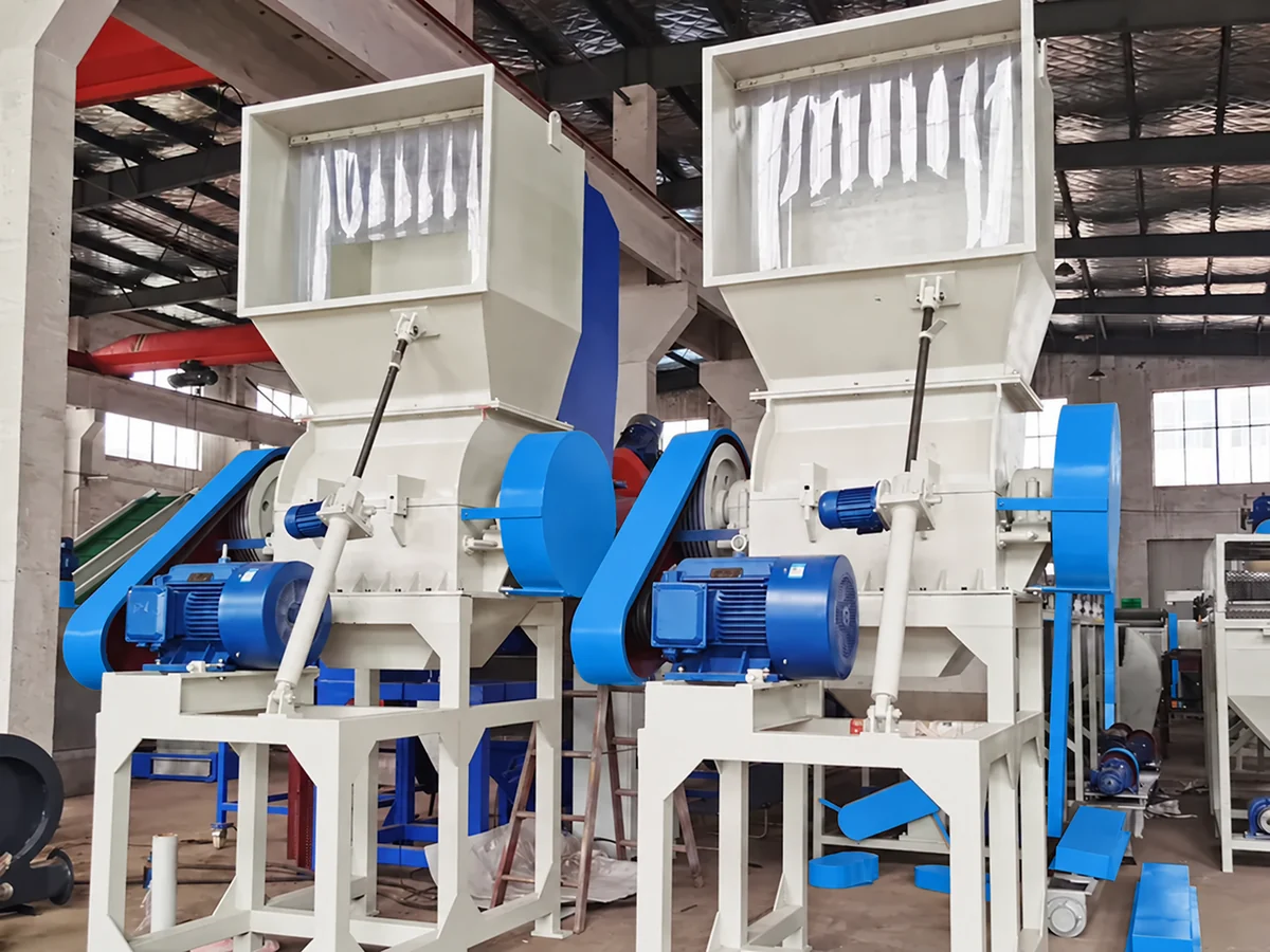 Crusher for PET bottle washing line