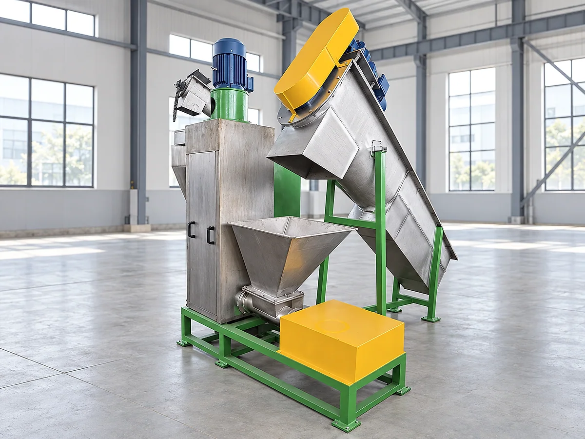 Vertical Dewater for PP HDPE rigid plastic washing line