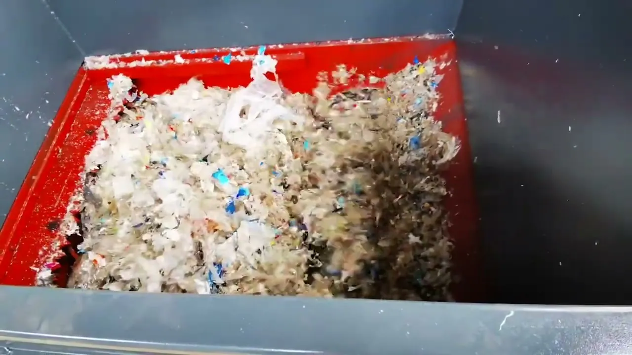 Kailong plastic shredder machine processing recycling material